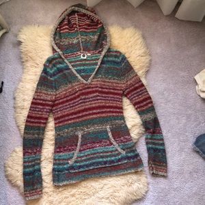 Roxy boho hooded sweater